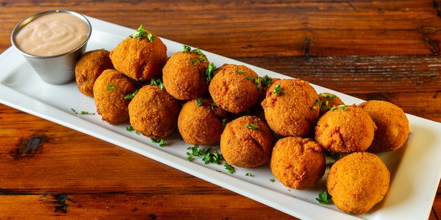 Mac and Cheese Brisket Balls Platter