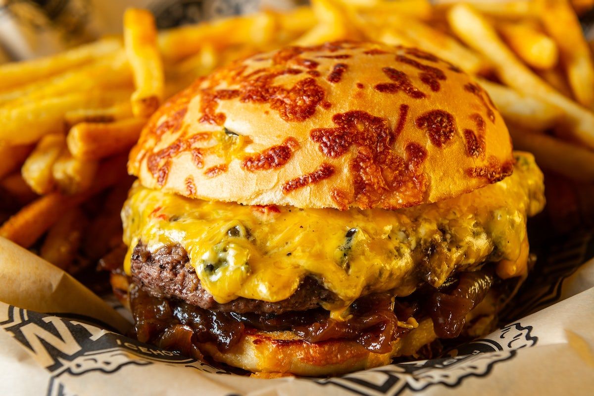 Cheddar Pepper Burger