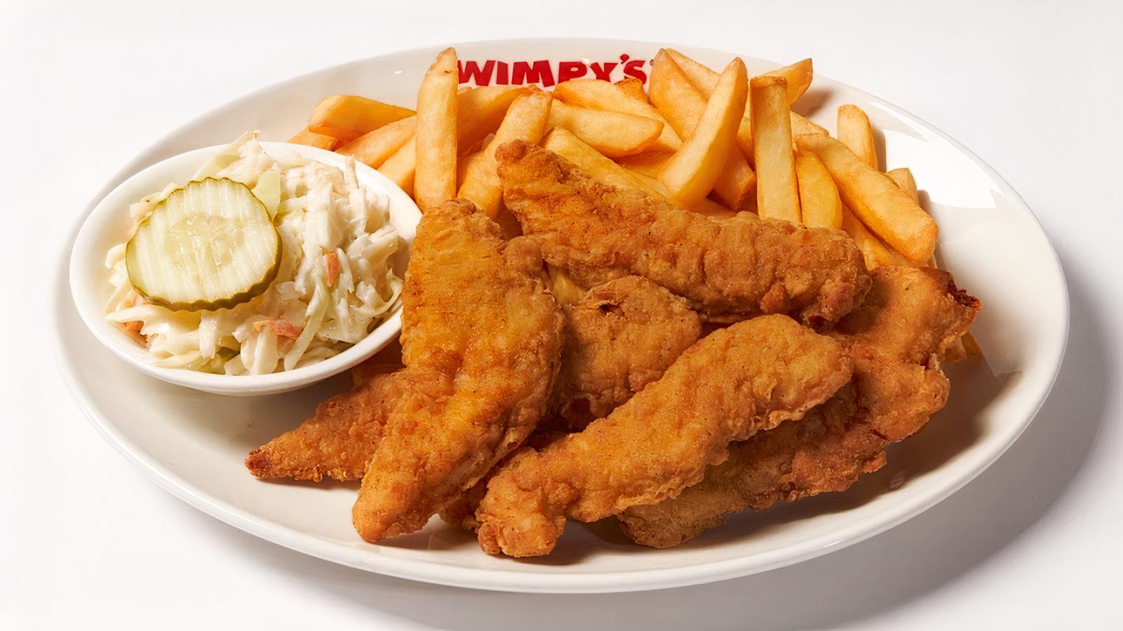 Chicken Fingers and Fries- 820 Cals