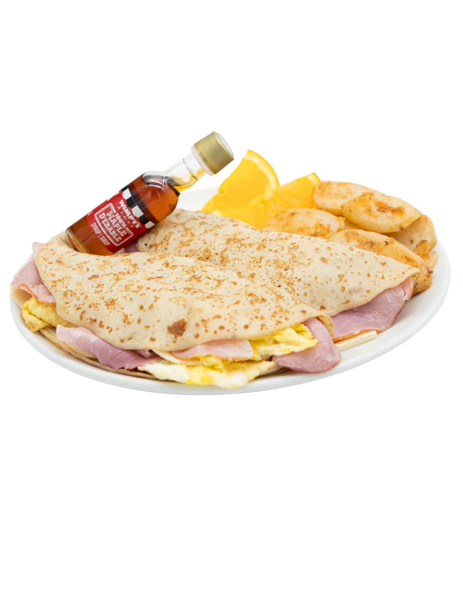 Ham-O-Licious Crepes 760 Cals