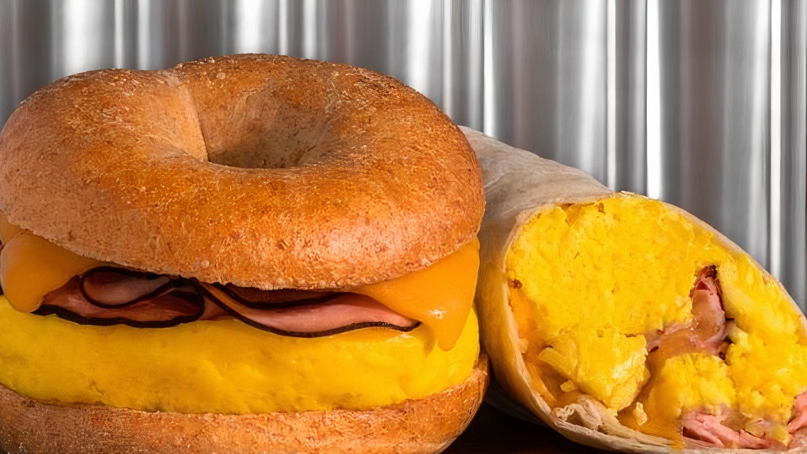 HAM EGG and CHEESE BURRITO