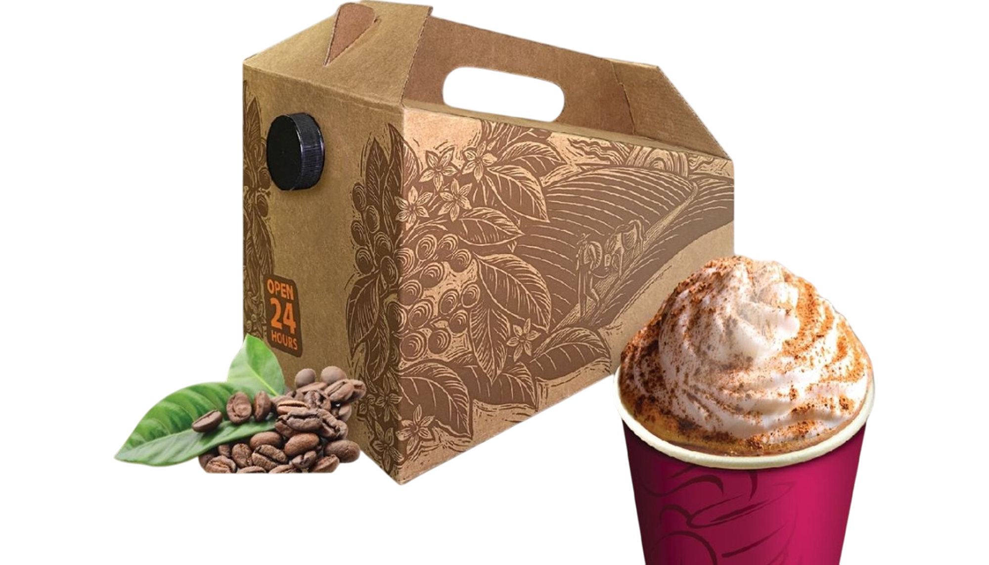 HOT CAPPUCCINO TO GO