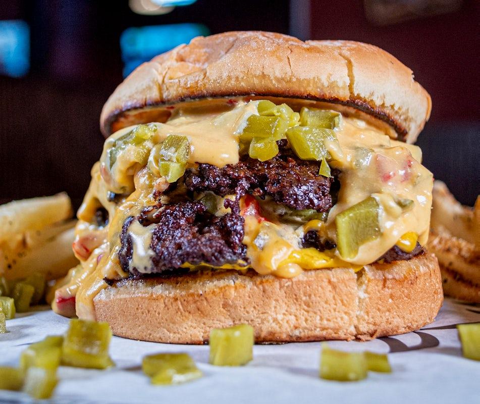 Hatch Green Chile Smash Burger