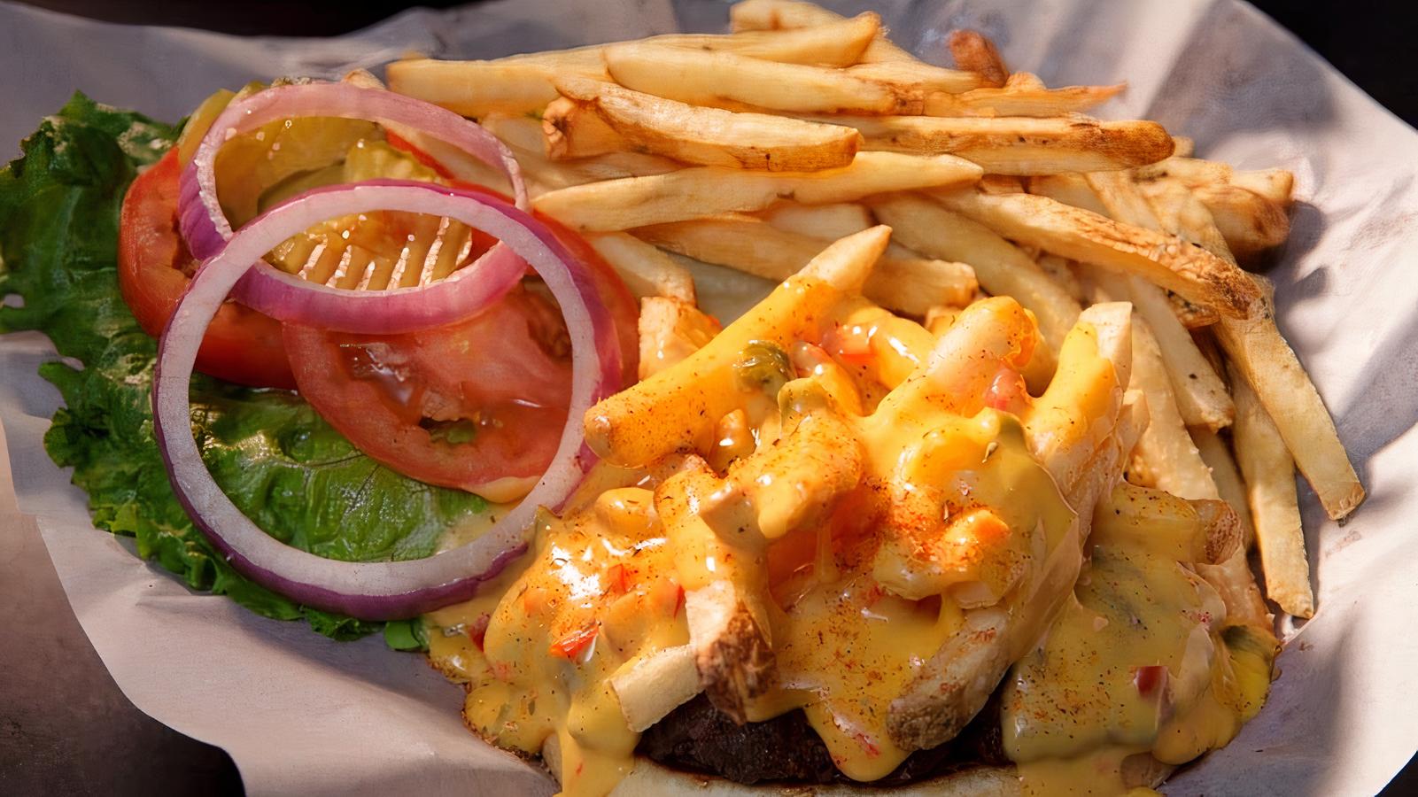 Sloppy Queso Burger