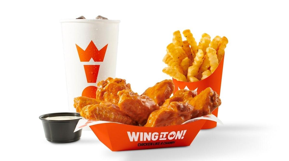 6 Wings, Fries and Drink