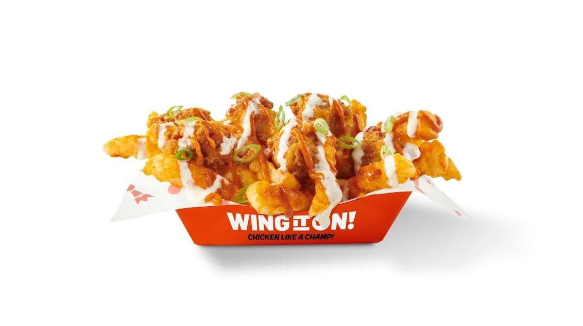 Spicy Chicken Loaded Fries