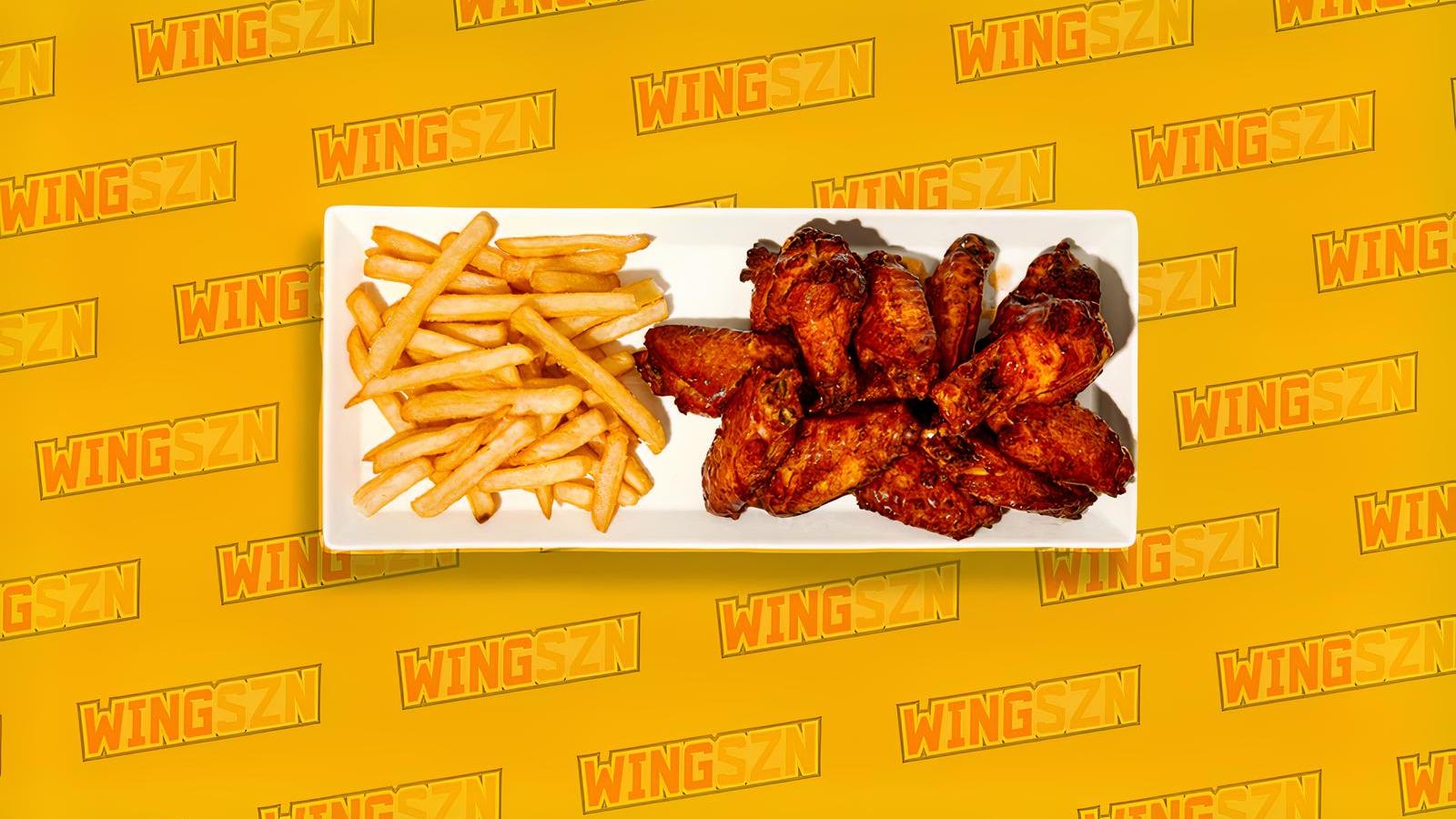 12 Pcs Wing Basket + Fries!