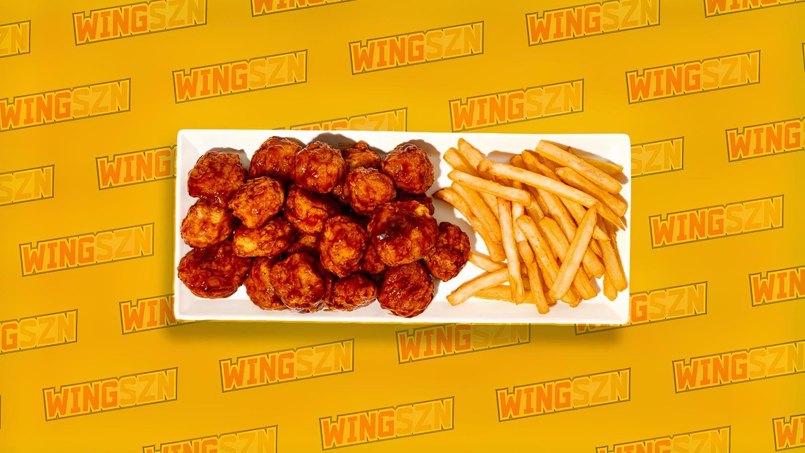 16 Pcs Wing Basket + Fries!