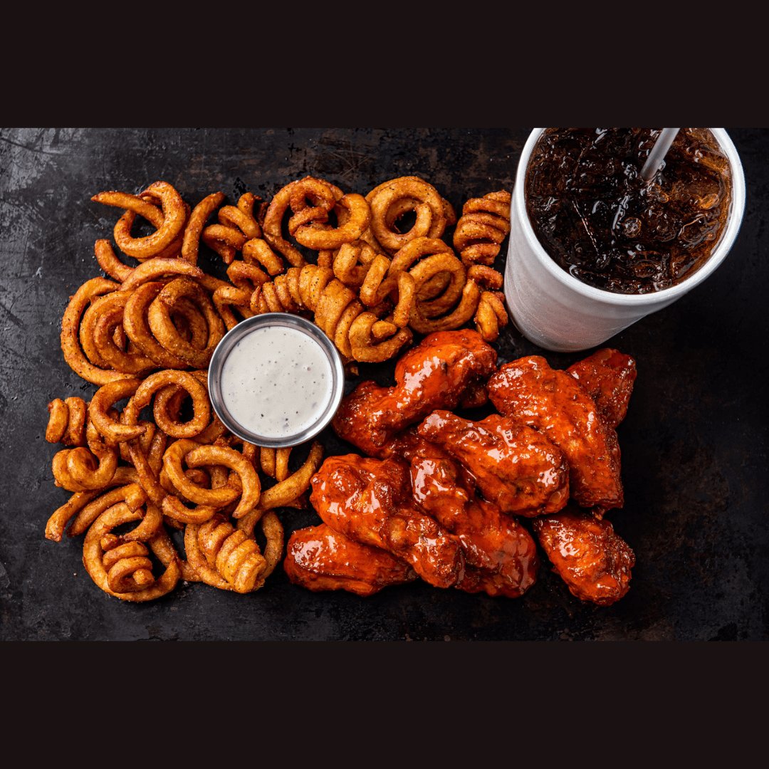 8 teriyaki jumbo wings hormone-free meal