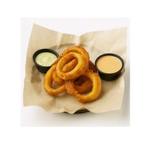 BEER BATTERED ONION RINGS