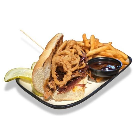 HONEY WHISKEY BBQ PORK POUNDER