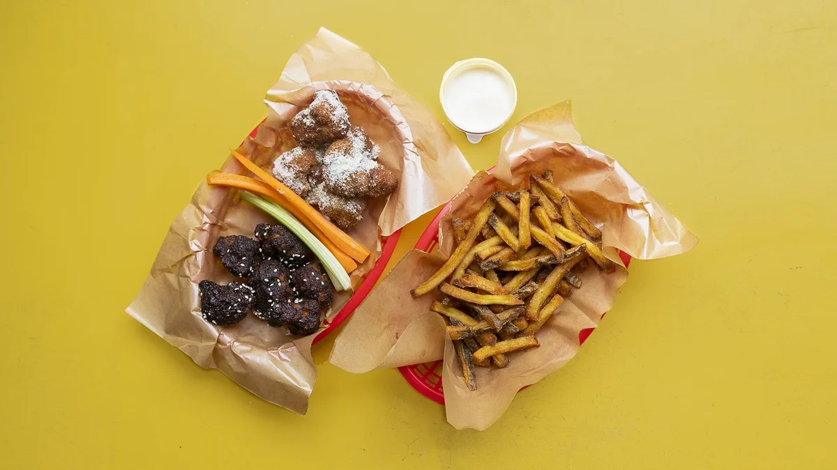 Veggie wings combo 10