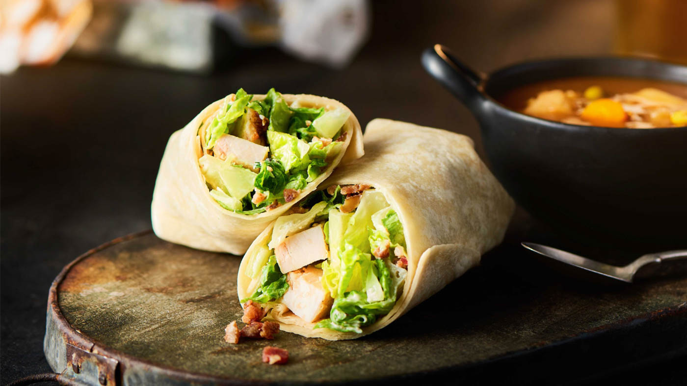 Crispy Caesar Wrap