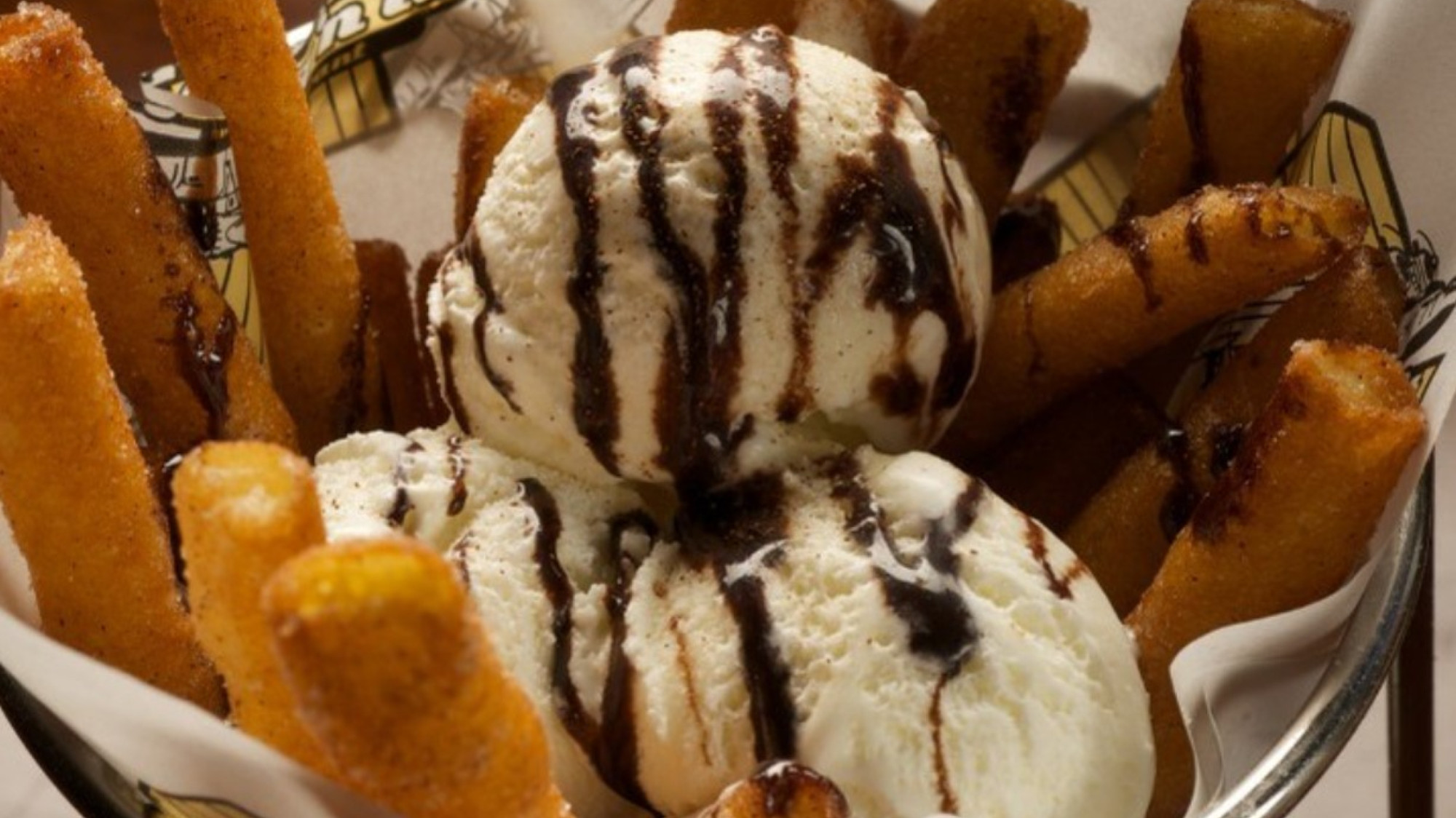 Strawberry Funnel Fries