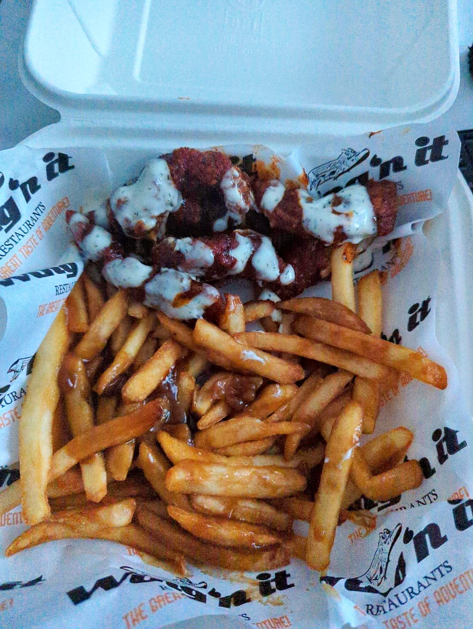 Wing Dinner Boneless