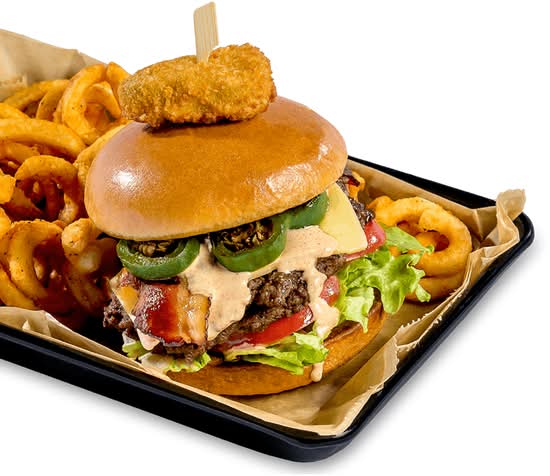 Fire Jalapeño-Bacon Burger