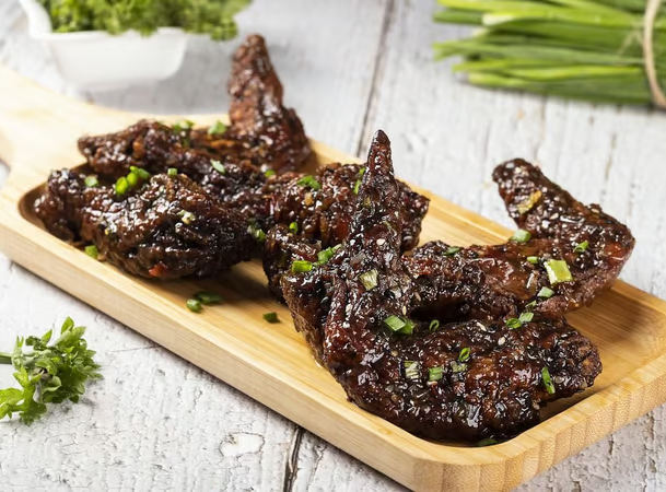 Smokey Barbecue Chicken Wings 🐔