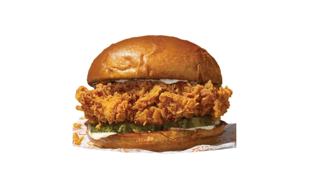 Fried chicken burger