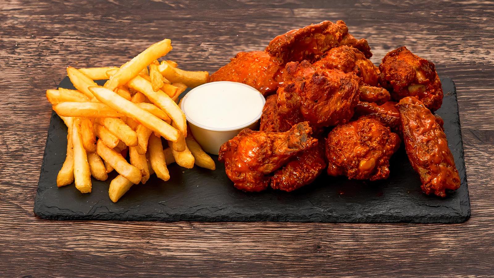 12 Piece Crispy Wings and Fries Combo