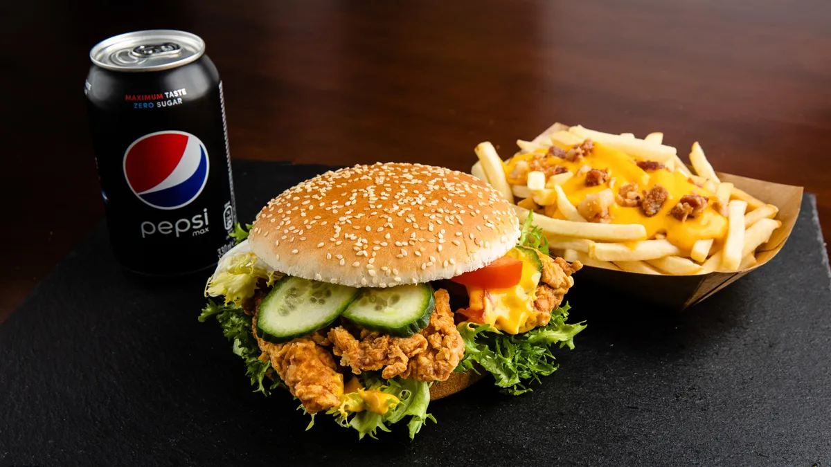 Chicken Burger Menü