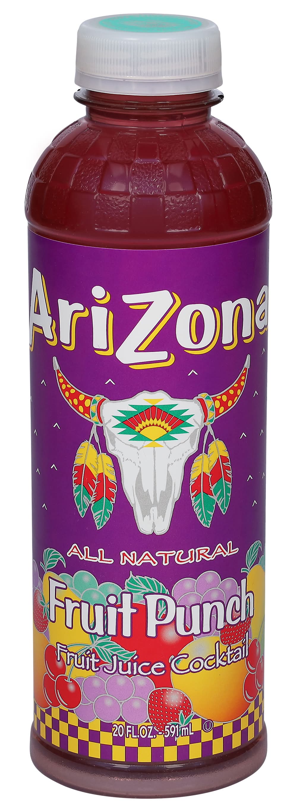 AriZona All Natural Juice Cocktail, Fruit Punch (20 fl oz)