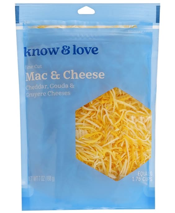Know and Love Fancy Mac and Shredded Cheese (7 oz)