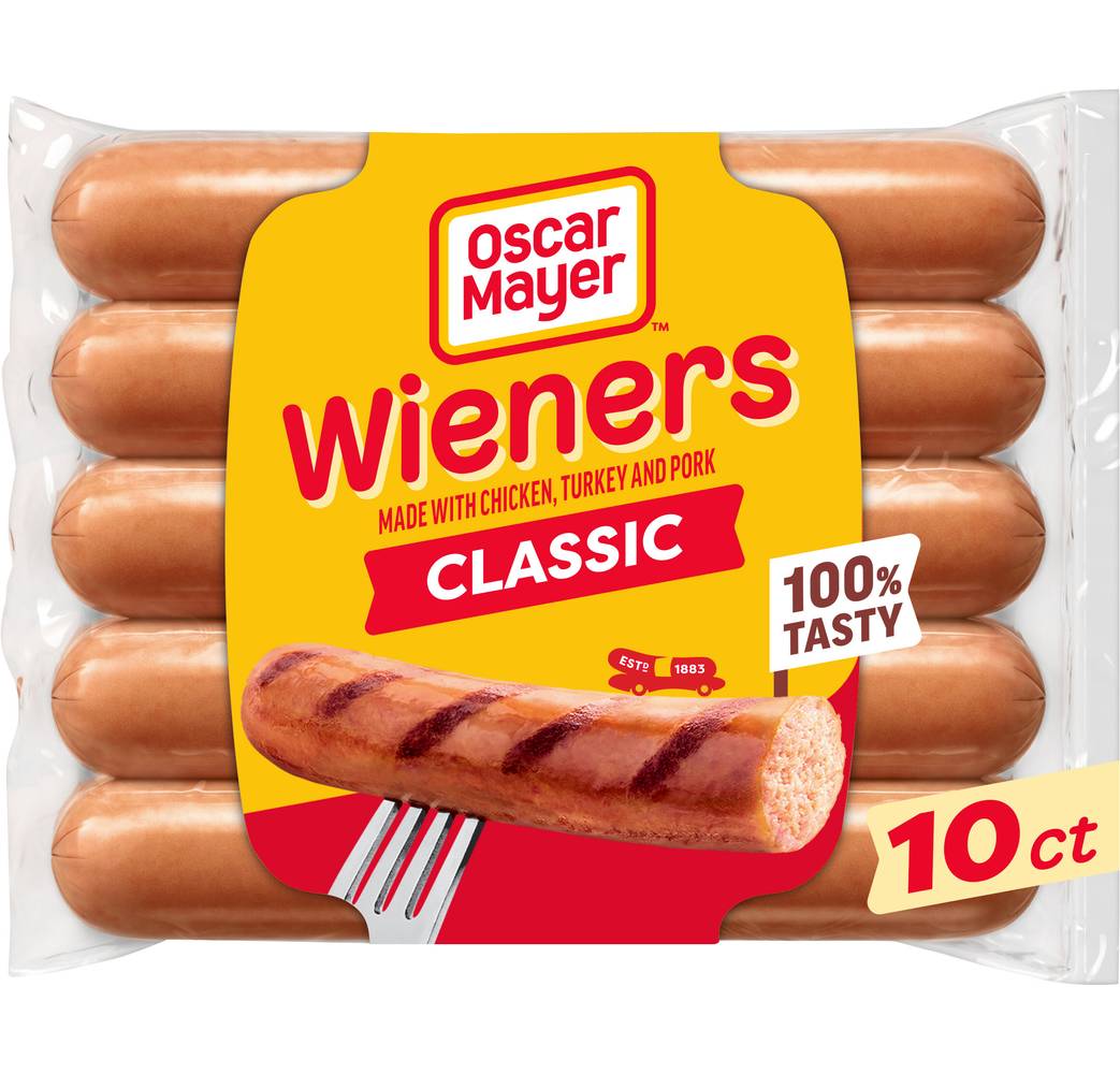 Oscar Mayer Classic Wieners Hot Dogs (16 oz, 10 ct)