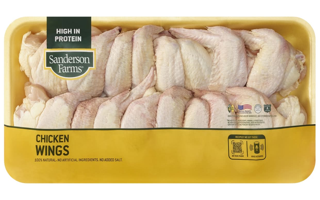 Sanderson Farms Fresh Quality Guaranteed Chicken Wings