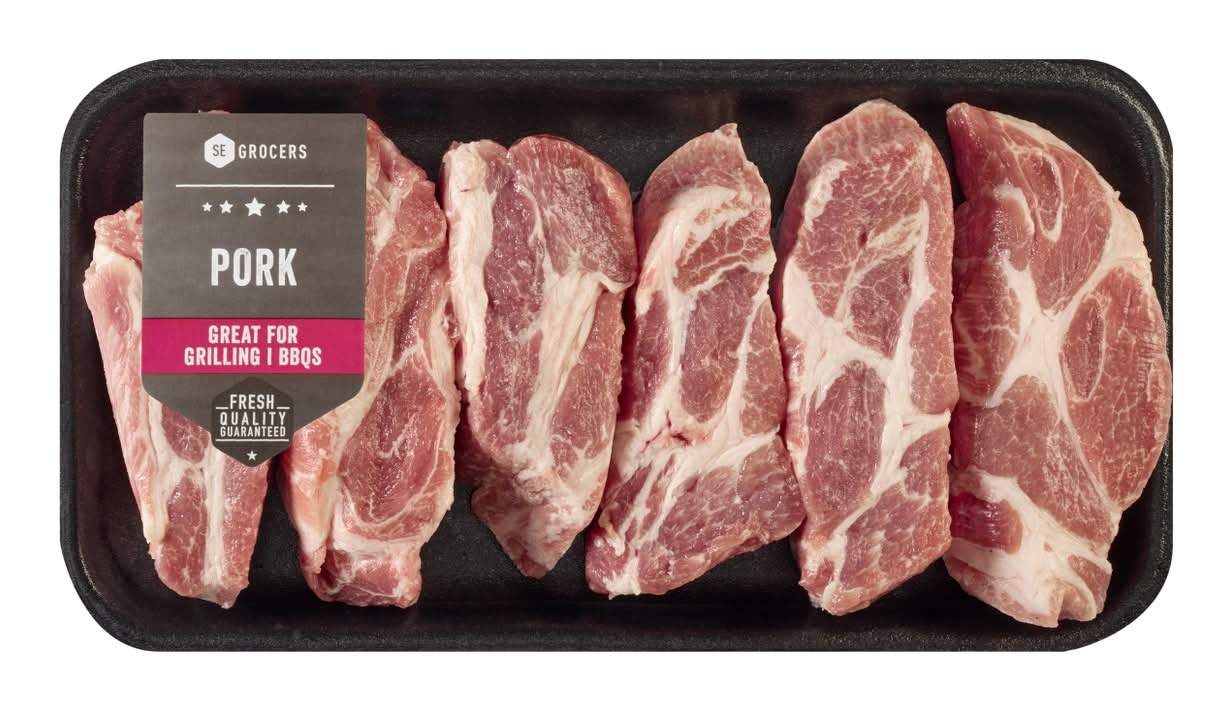 SE Grocers Boneless Country Style Pork Ribs (1.5 lbs)