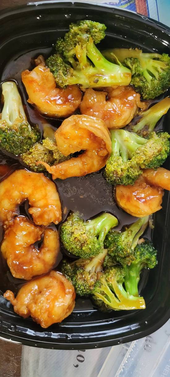 SF1. Shrimp with Broccoli