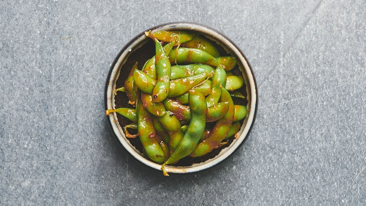 Spicy edamamebønner (V, VG)