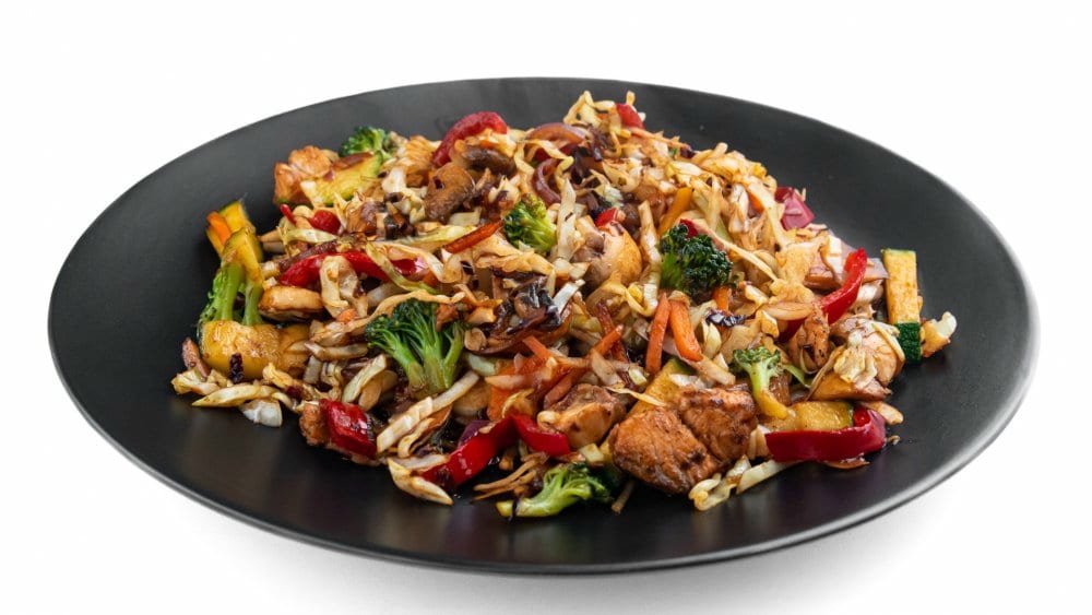 R3 / Amestec legume, somon, broccoli, ananas și sos curry-coconut - 440g