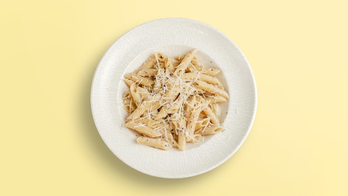 Penne with Cream and Truffles