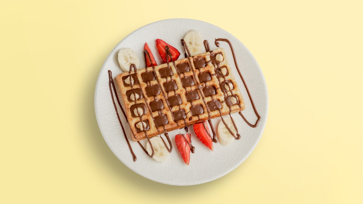 Waffles with Nutella