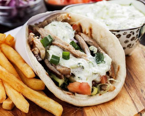Chicken and Steak Wrap