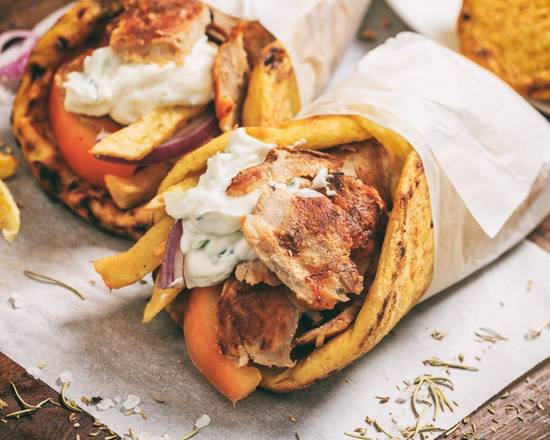 Garlic Chicken Wrap