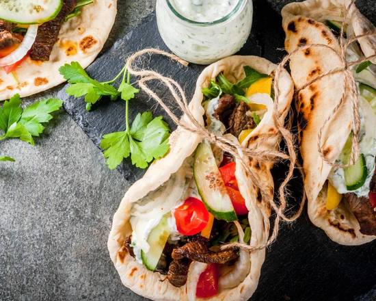 Mediterranean Lamb Wrap