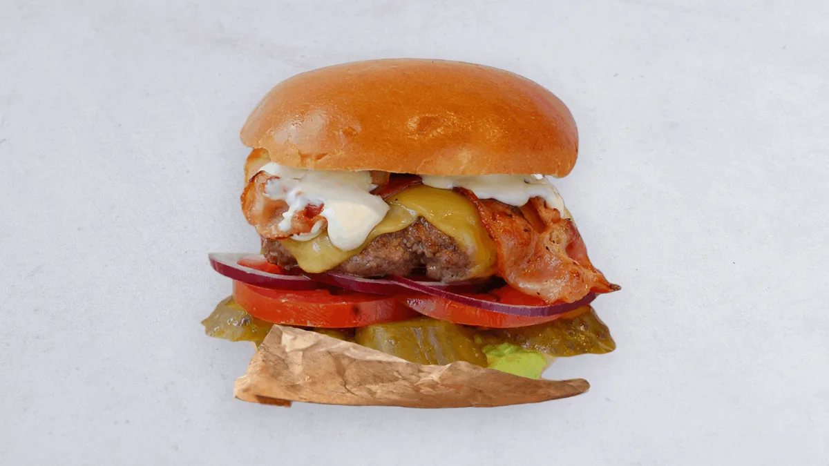 Legendary Cheese and Bacon Burger