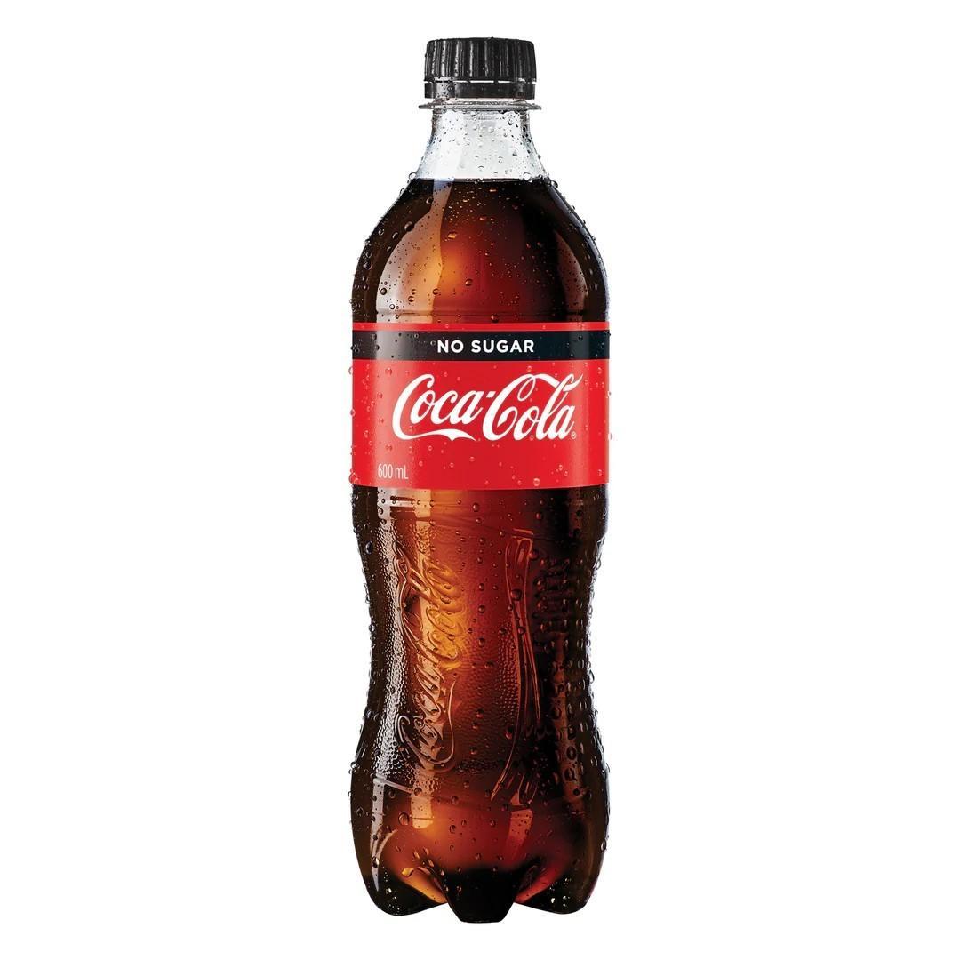 Coke Zero Soft Drink Bottle (600ml)