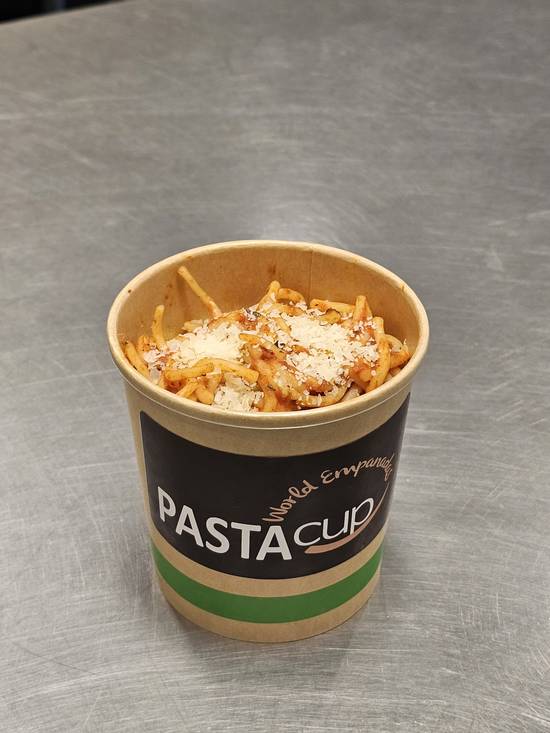 Small Cup Italian Style Pasta Noodles - Marinara Sauce