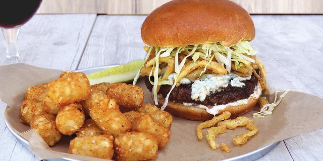 Black and Blue Burger Boxed Lunch