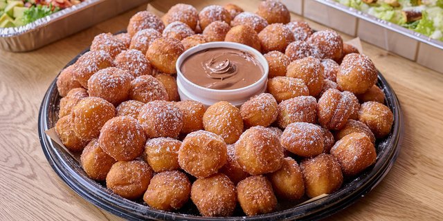 Nutella Churro Donut Bites