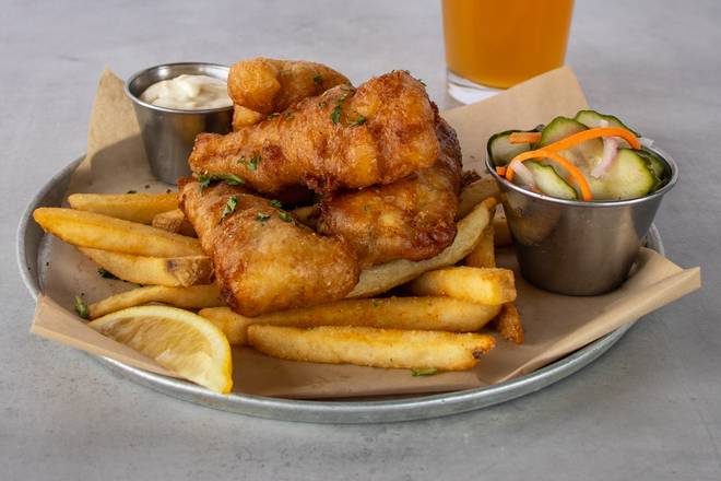 Beer-Battered Fish and Chips