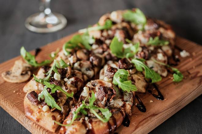 Black and Blue Flatbread
