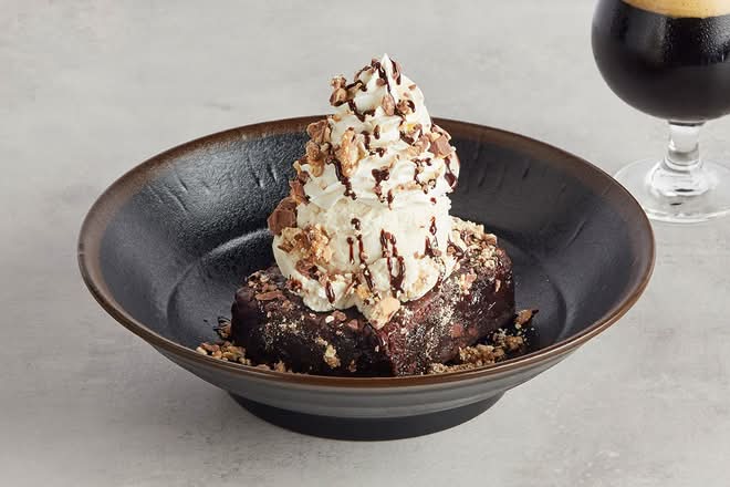 Triple Chocolate Brownie Tower