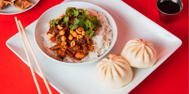 Bowl and 2 Bao Combo