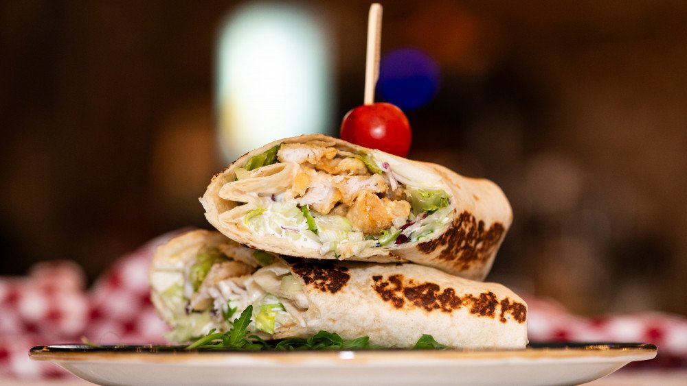 Wrap sa pohovanom ribom