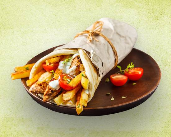 Lamb and Beef Wrap Sandwich