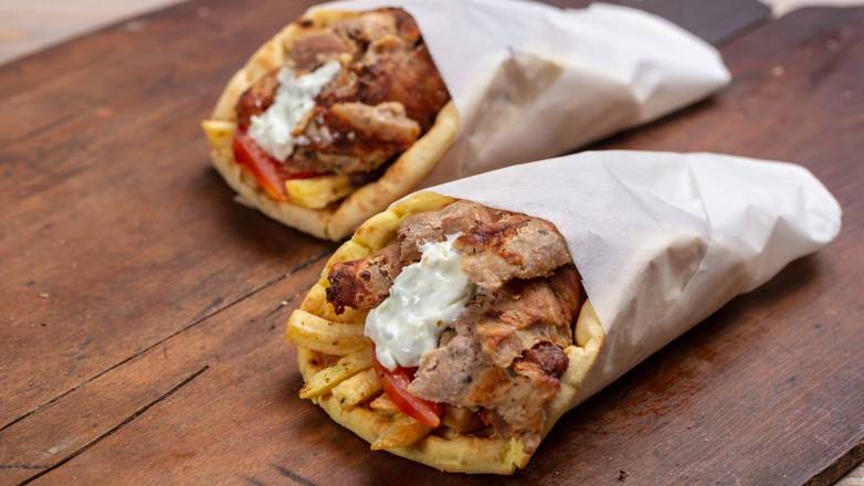 Chicken Shawarma Pita Wrap