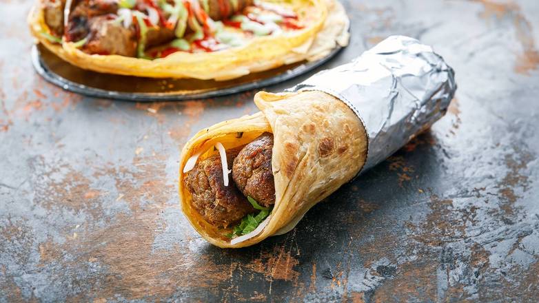 Kofta Kebab Pita Wrap